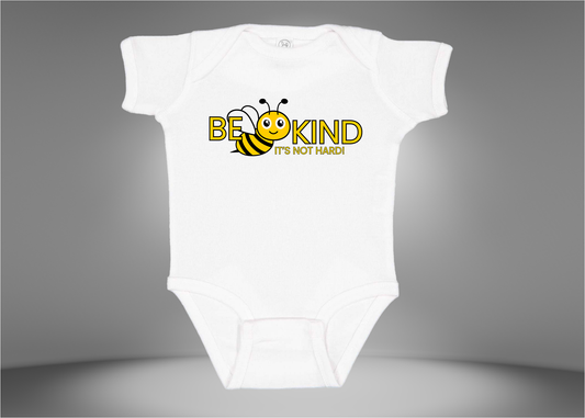 Be Kind It's Not Hard! Baby Rib Bodysuit Onesies