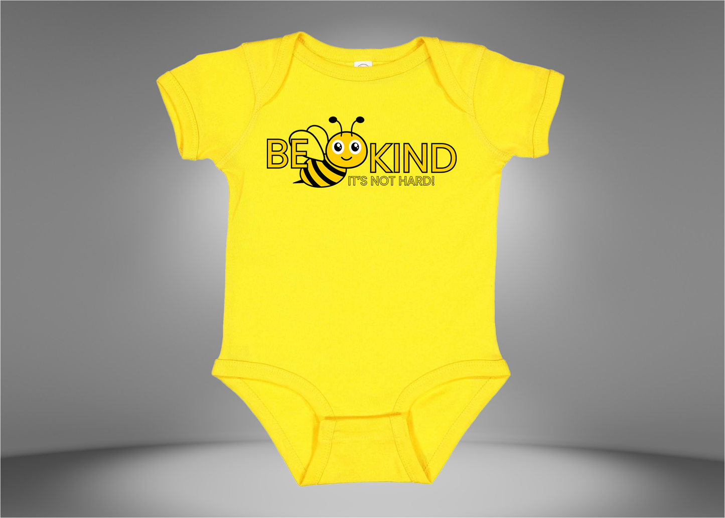 Be Kind It's Not Hard! Baby Rib Bodysuit Onesies