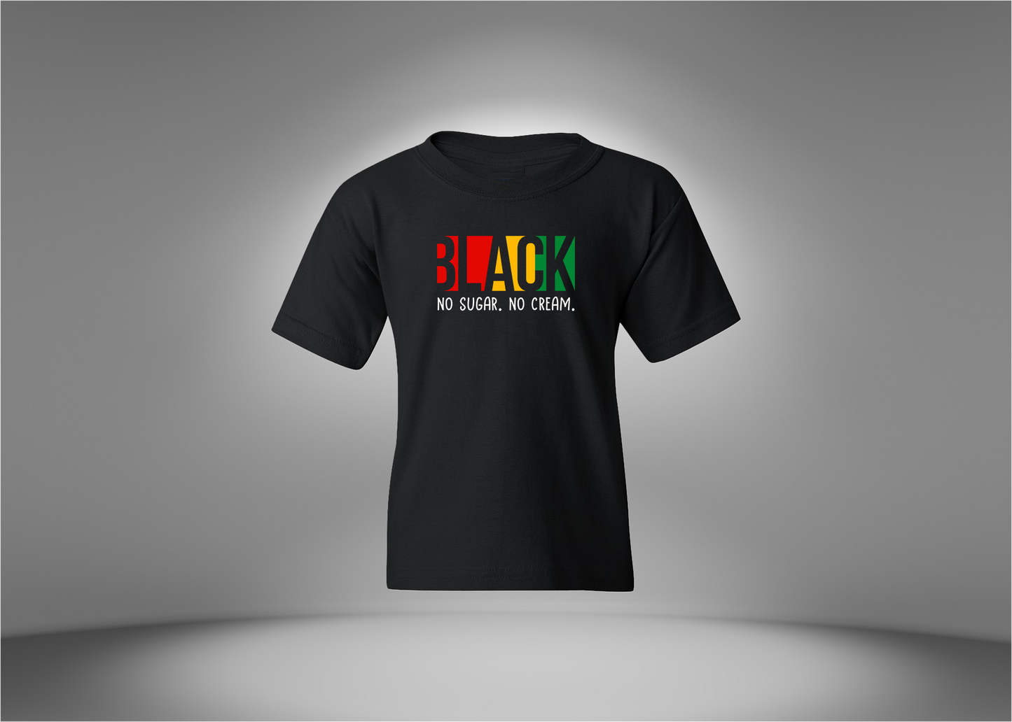 Black No Sugar. No Cream. Toddler T-Shirt