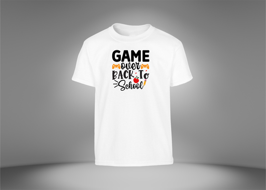 Game Over Back To School T-Shirt