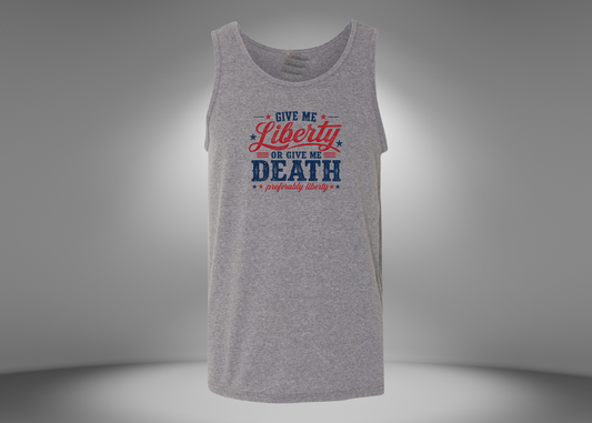 Give Me Liberty or Give Me Death Men's Tank Top