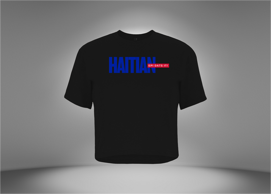 Haitian Epi Dats It! Women's Crop T-Shirt