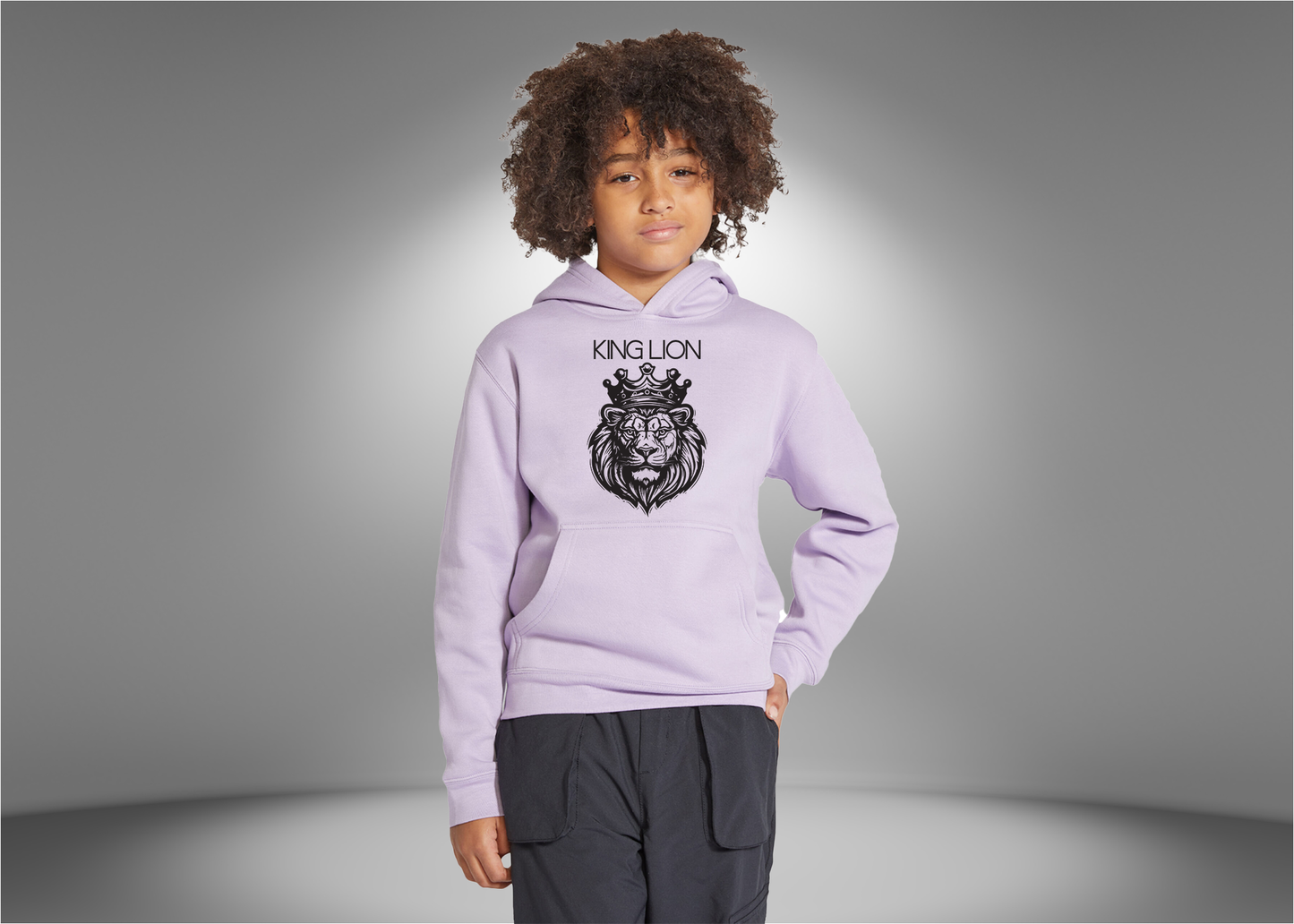 King Lion Youth Pullover Hoodie