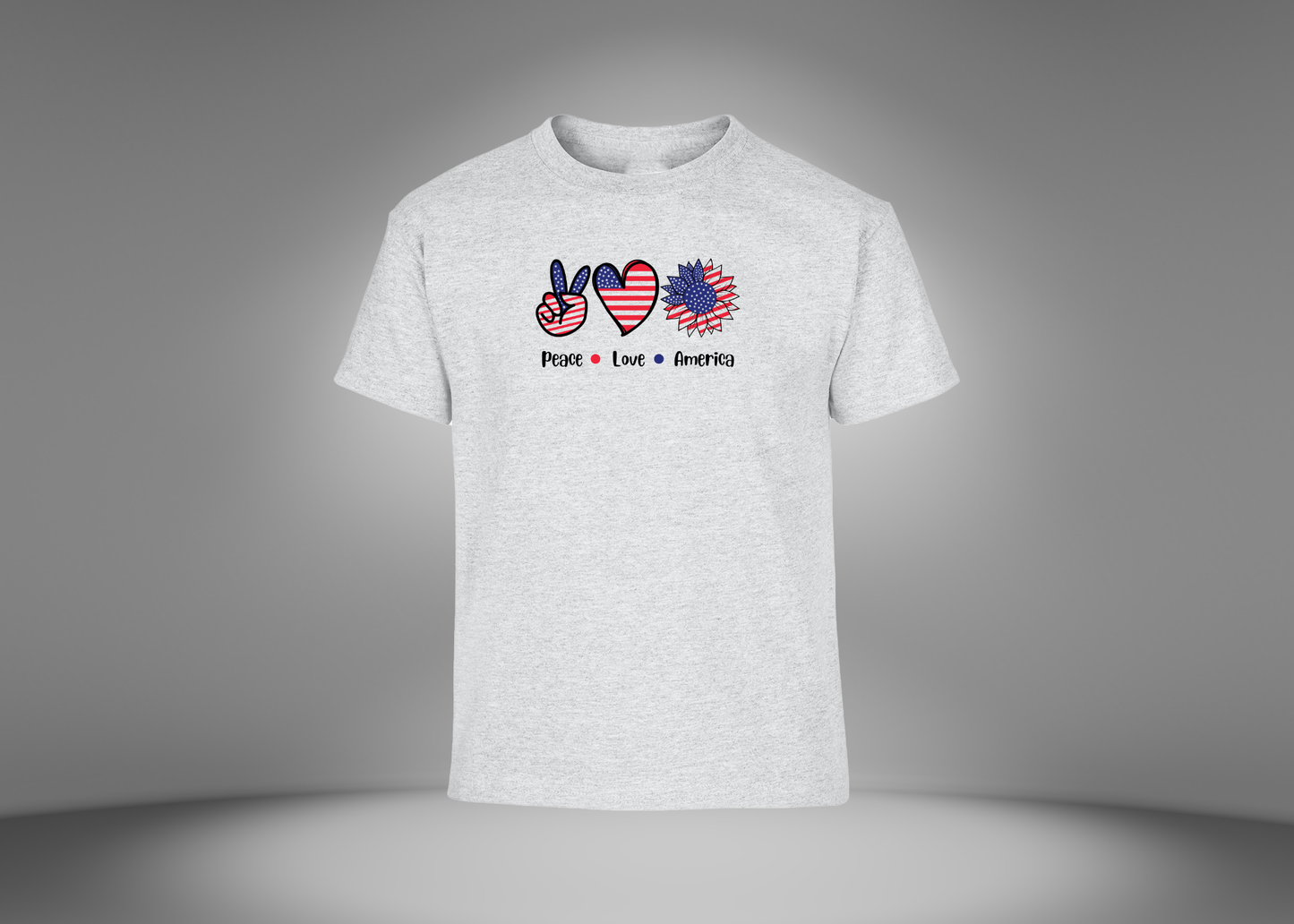 Peace Love America Youth T-Shirt