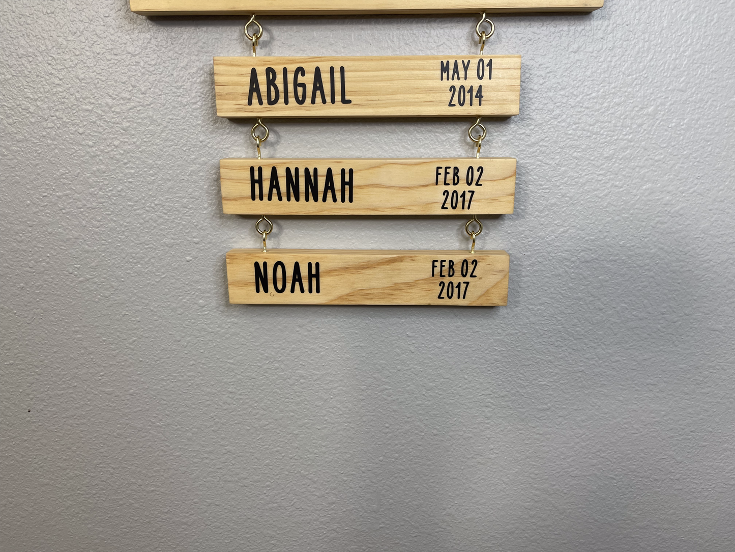 Grandchildren, Our Family, This Is Us: AddOn Name Plaques