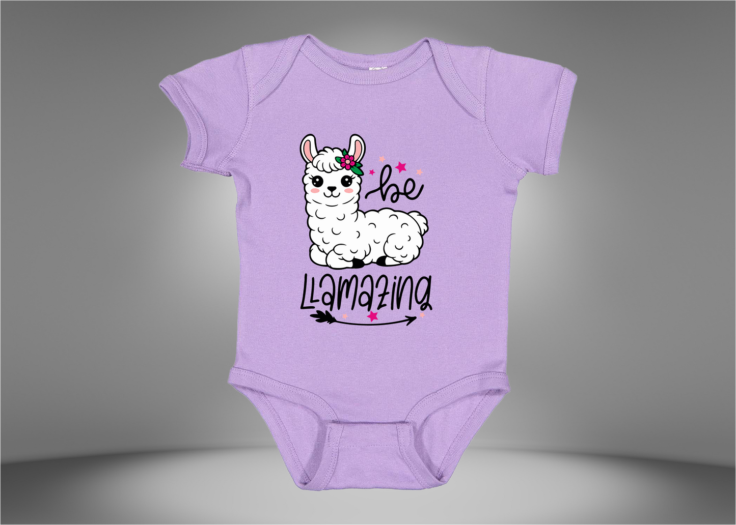Be Llamazing Baby Rib Bodysuit Onesies