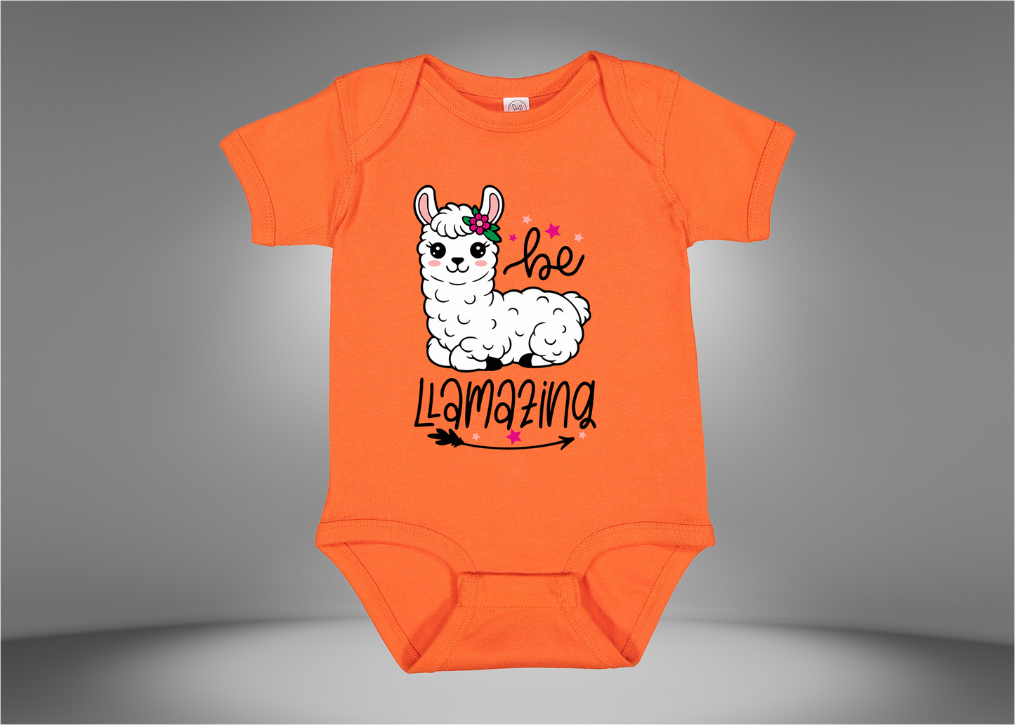 Be Llamazing Baby Rib Bodysuit Onesies