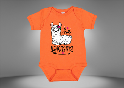 Be Llamazing Baby Rib Bodysuit Onesies