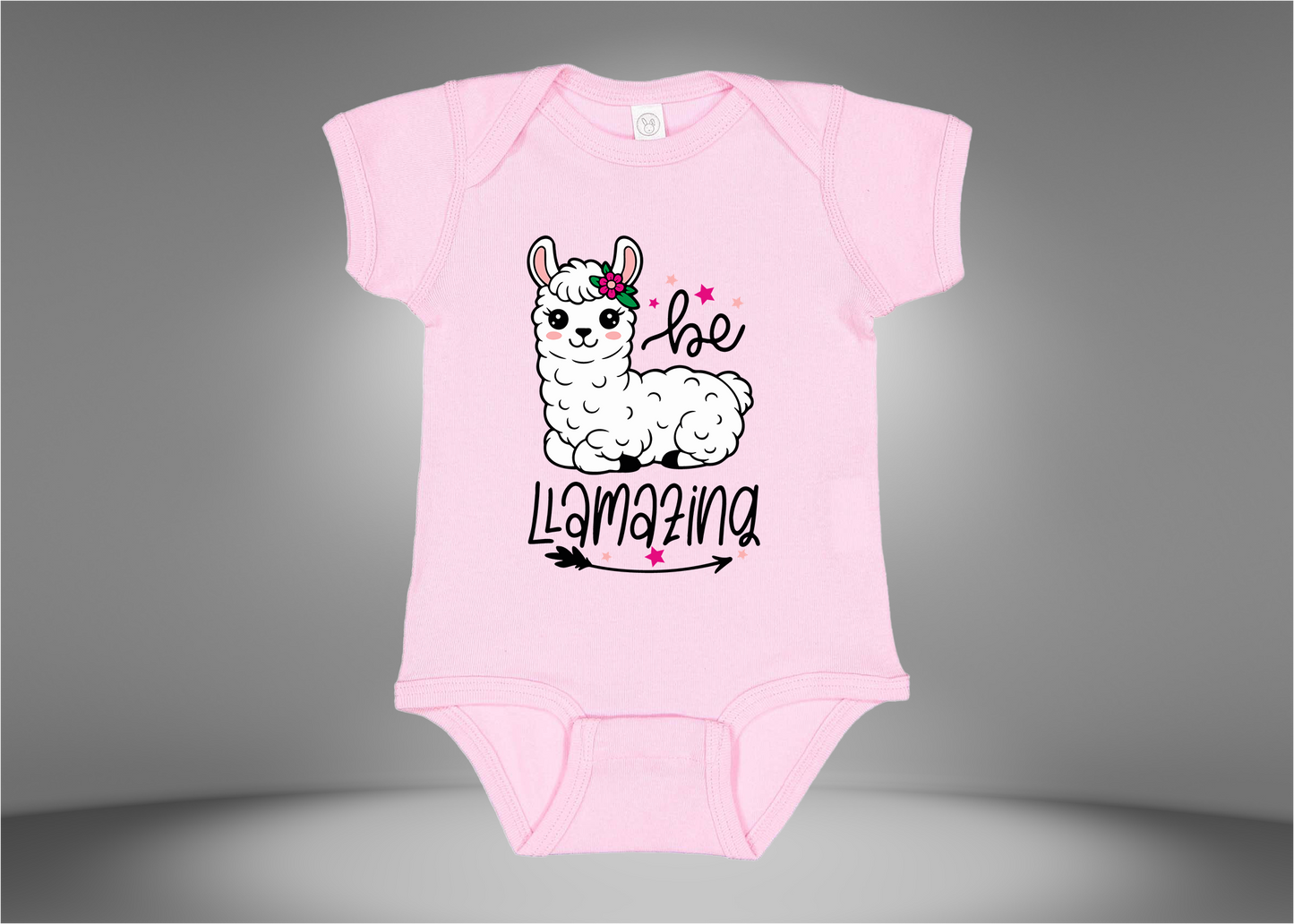 Be Llamazing Baby Rib Bodysuit Onesies