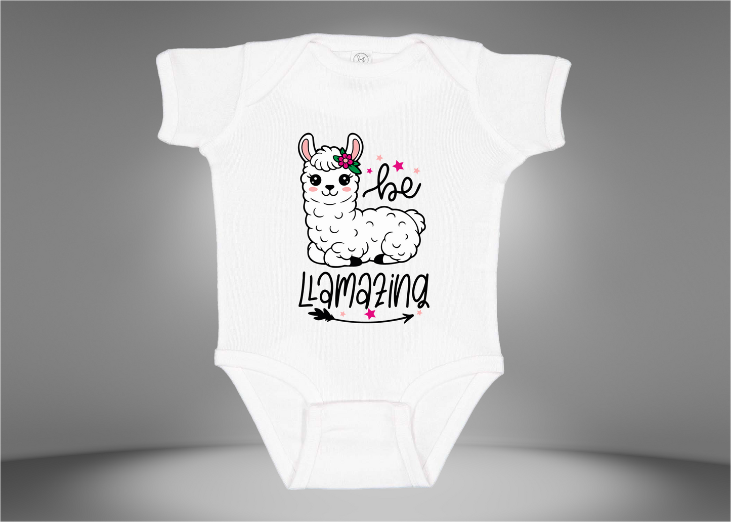 Be Llamazing Baby Rib Bodysuit Onesies