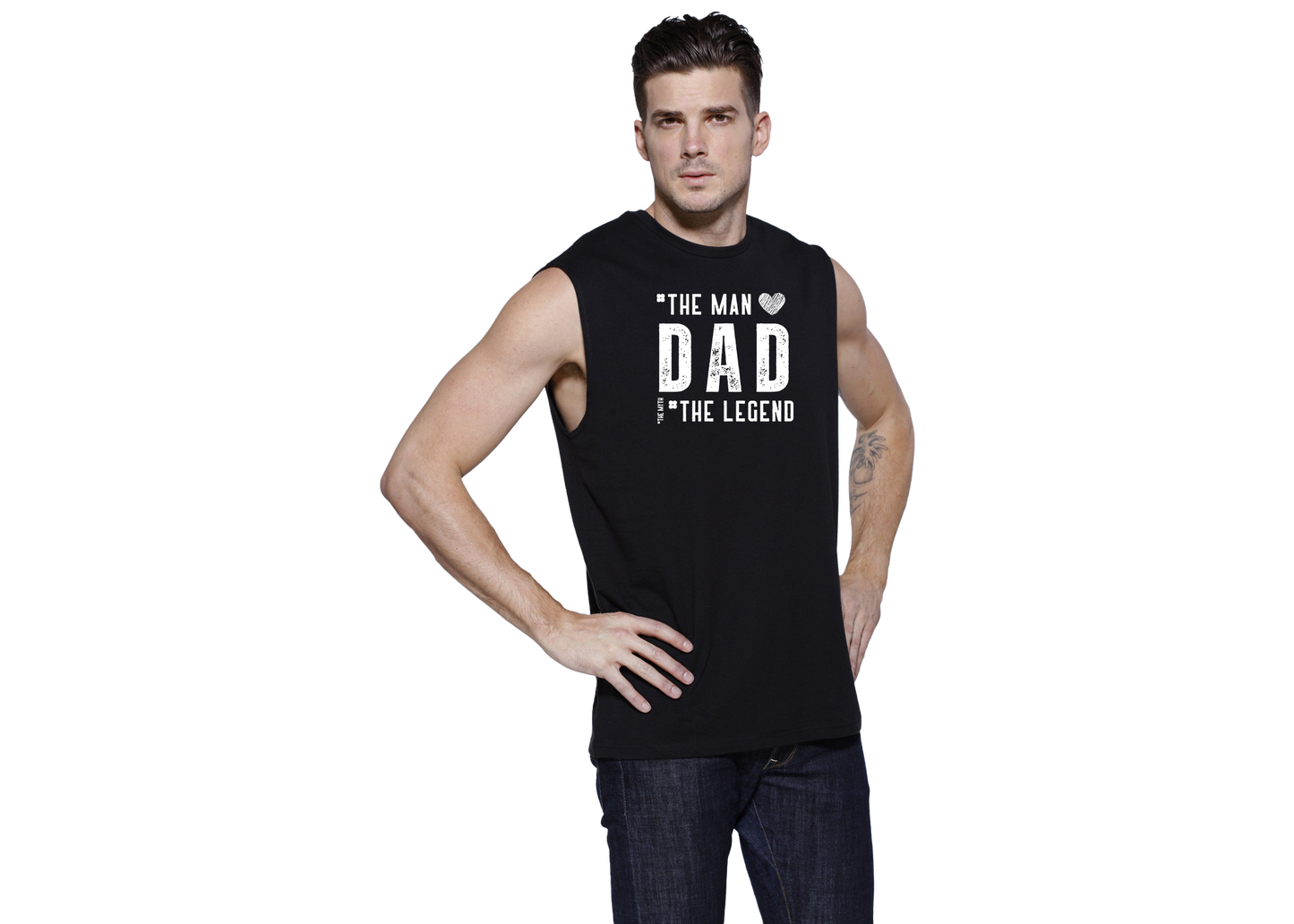 The Man, The Myth, The Legend, The King Sleeveless Men's T-Shirt