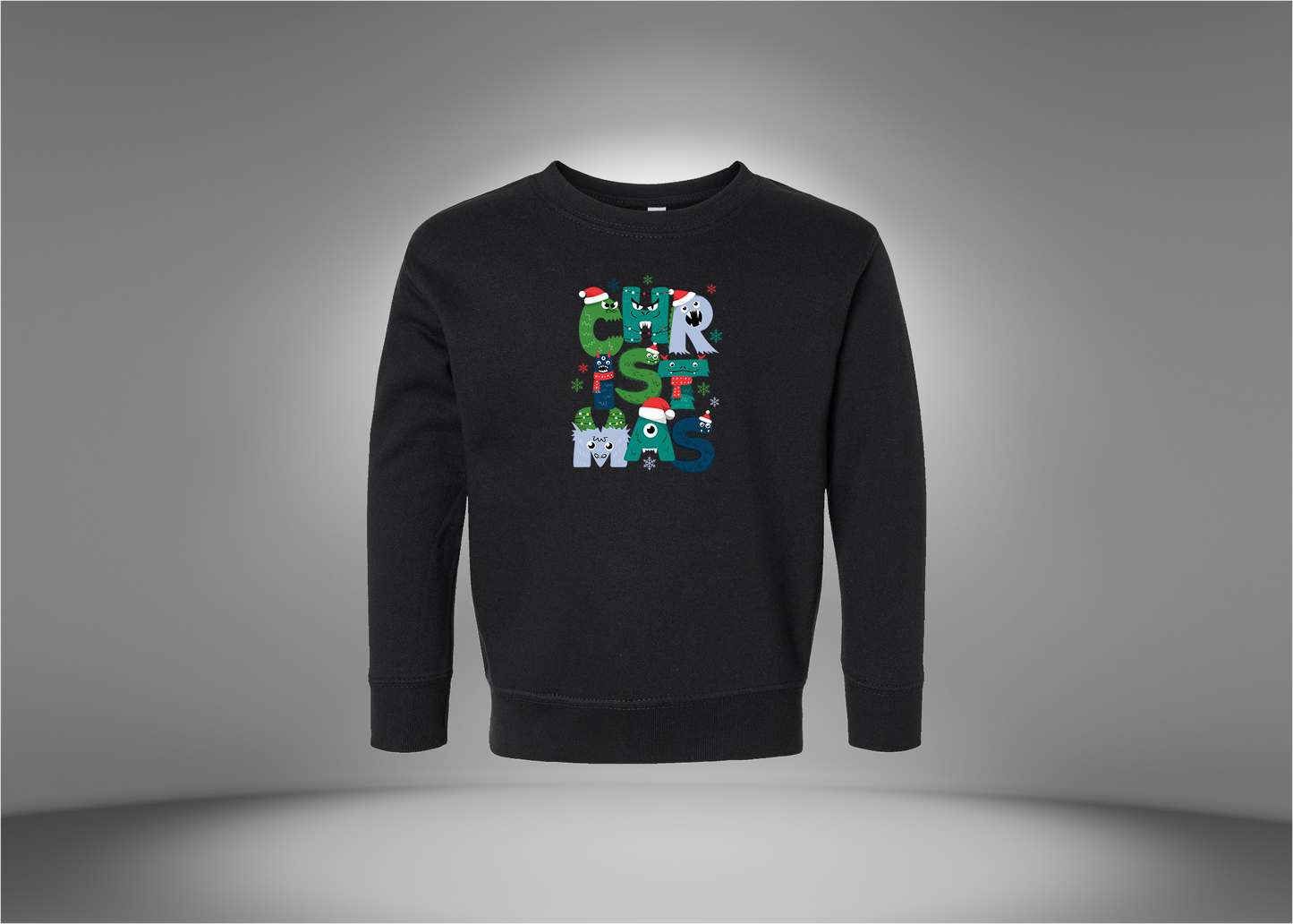 Christmas Monster Toddler Sweatshirt