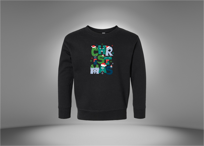 Christmas Monster Toddler Sweatshirt