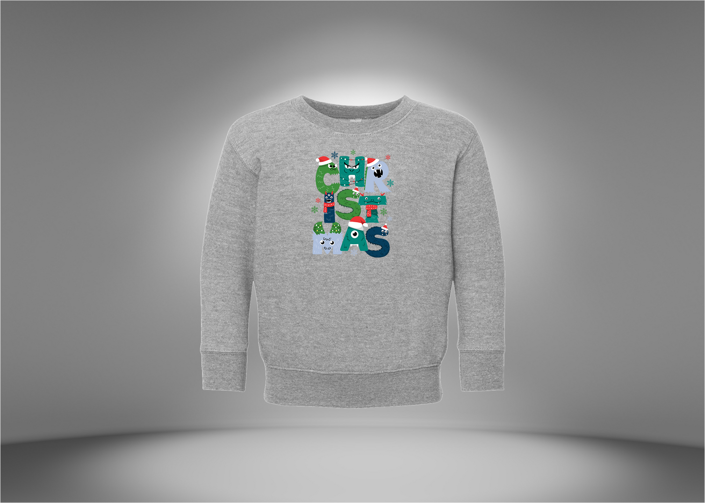 Christmas Monster Toddler Sweatshirt