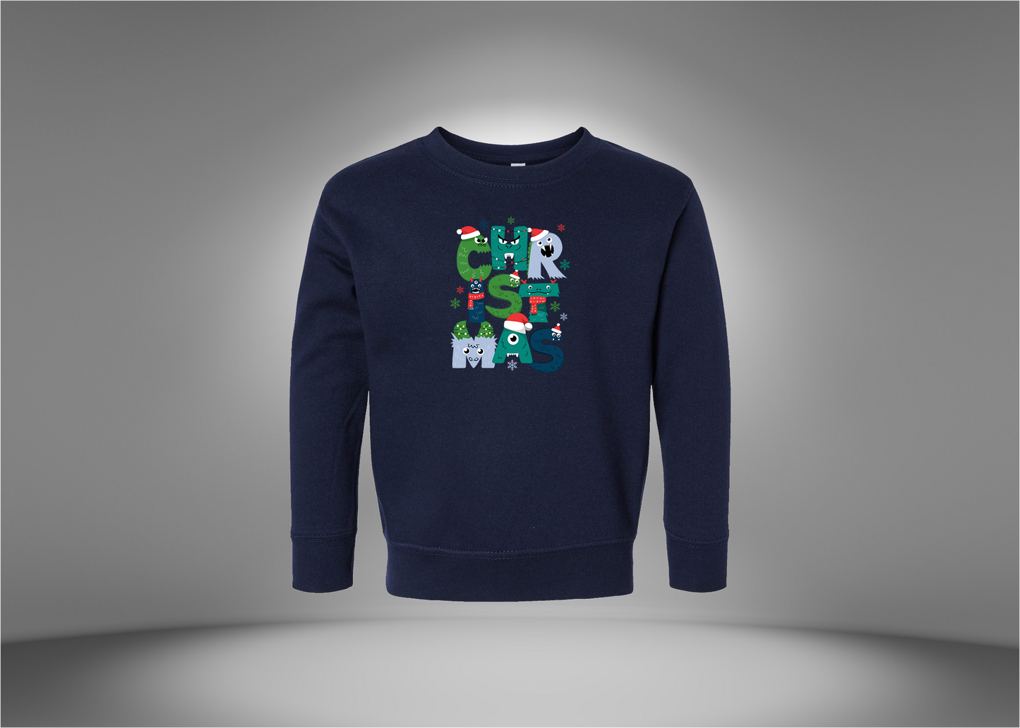 Christmas Monster Toddler Sweatshirt