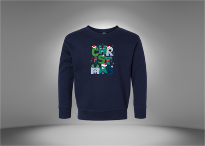Christmas Monster Toddler Sweatshirt