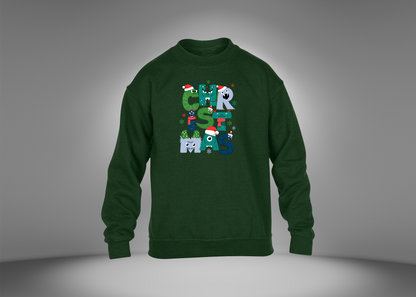 Christmas Monster Youth Sweatshirt