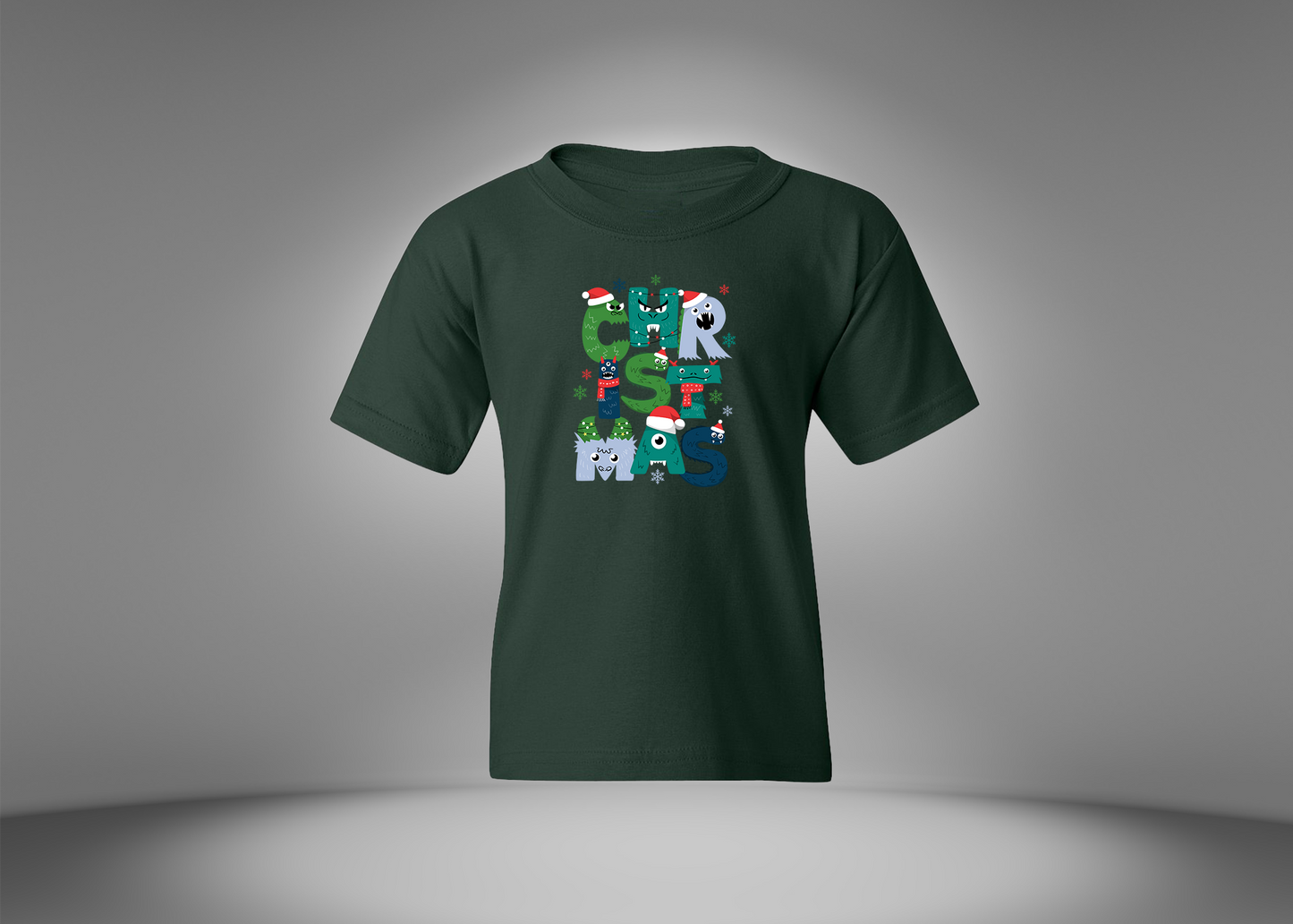 Christmas Monster Youth T-Shirts