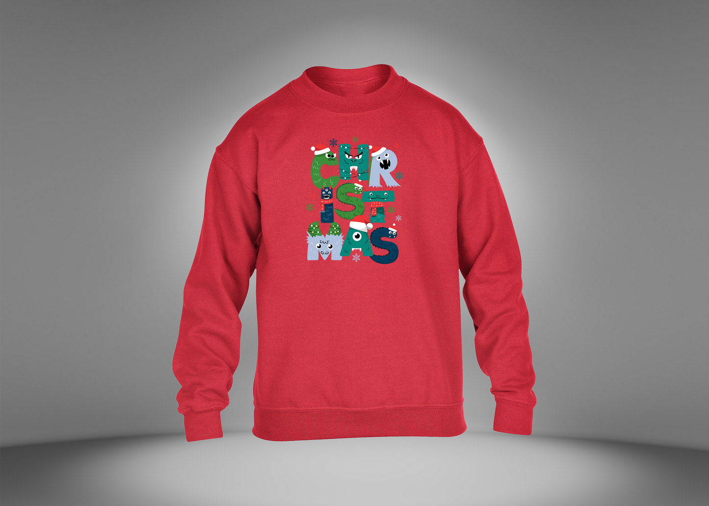Christmas Monster Youth Sweatshirt