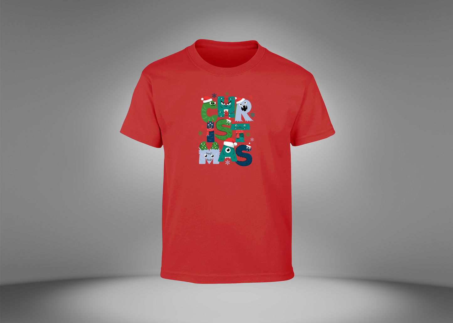 Christmas Monster Youth T-Shirts