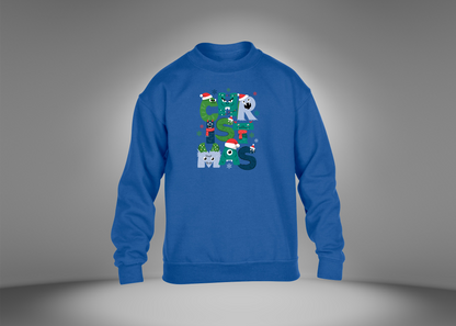 Christmas Monster Youth Sweatshirt