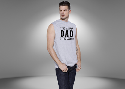 The Man, The Myth, The Legend, The King Sleeveless Men's T-Shirt