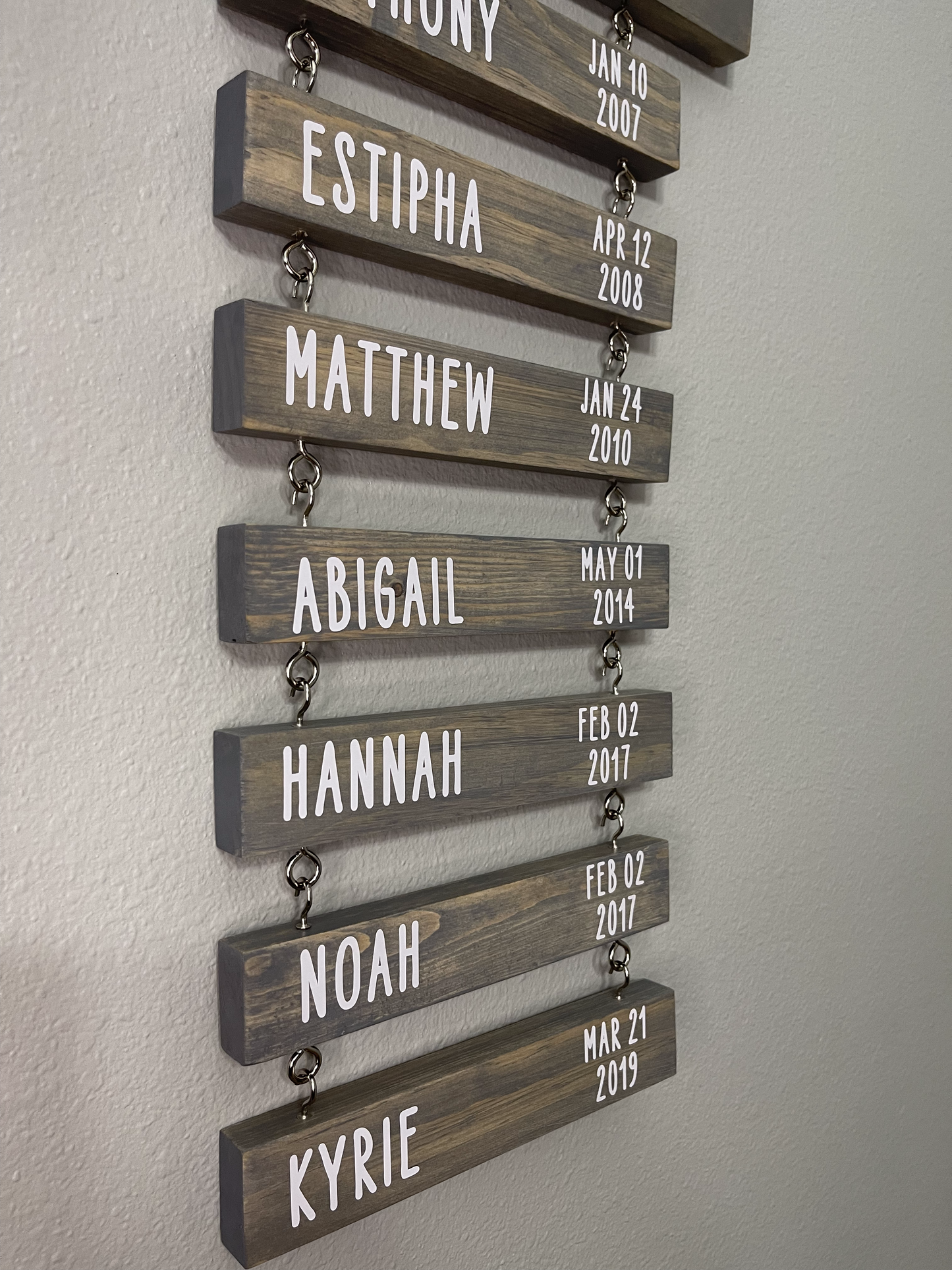 Grandchildren, Our Family, This Is Us: AddOn Name Plaques