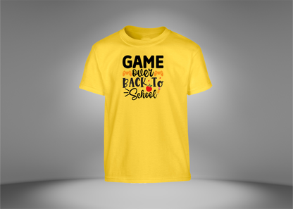 Game Over Back To School T-Shirt