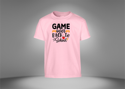 Game Over Back To School T-Shirt