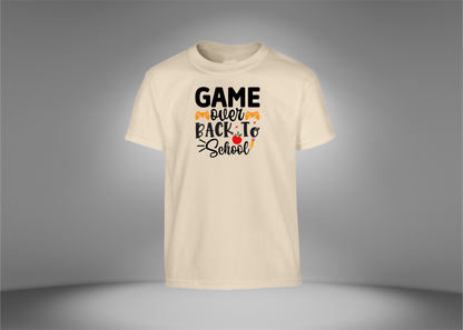 Game Over Back To School T-Shirt