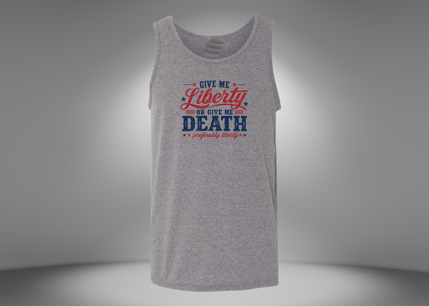 Give Me Liberty or Give Me Death Men's Tank Top