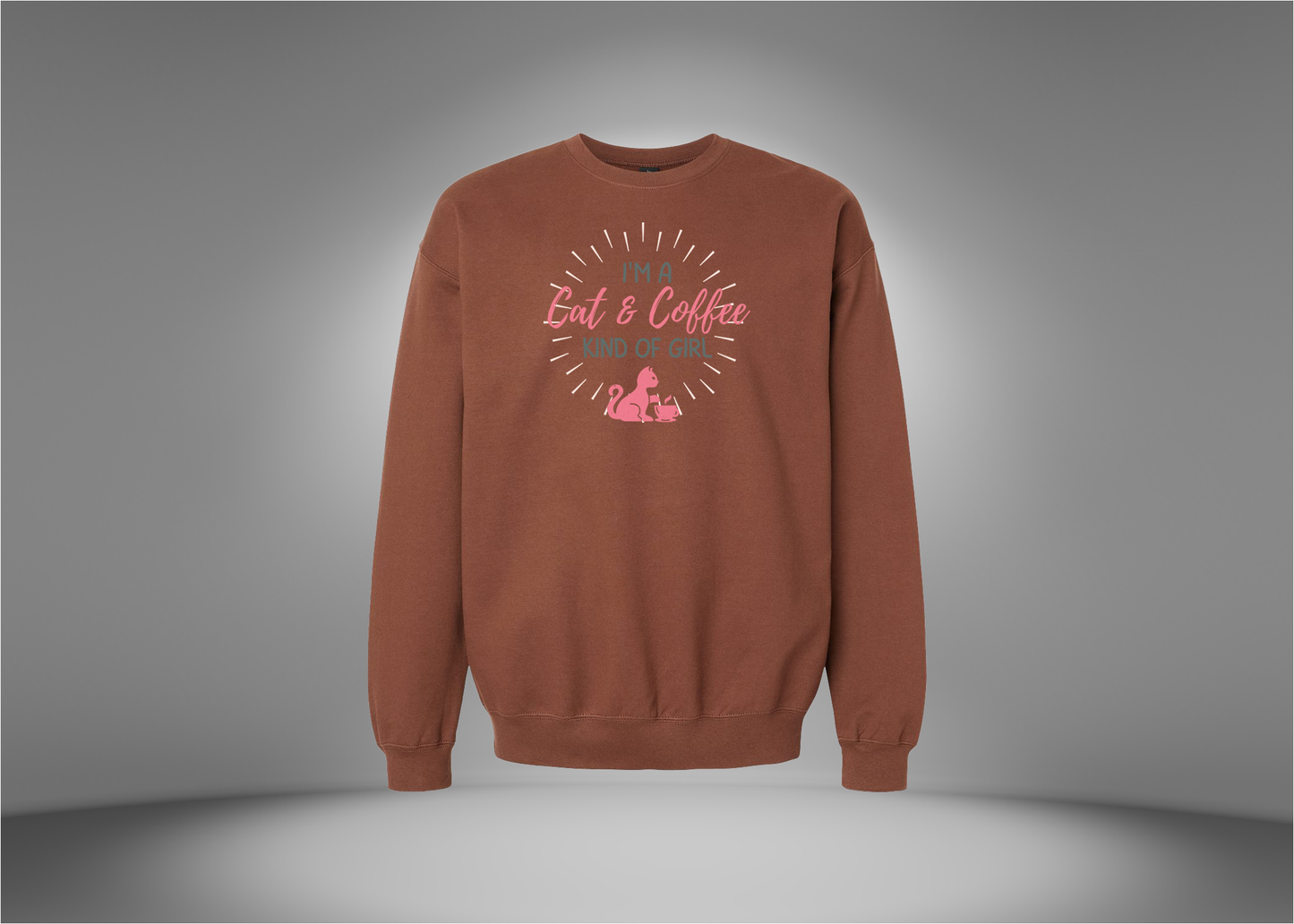 I'm A Cat & Coffee Kind of Girl Sweatshirt