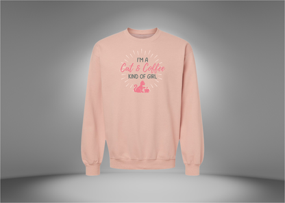 I'm A Cat & Coffee Kind of Girl Sweatshirt