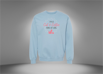 I'm A Cat & Coffee Kind of Girl Sweatshirt