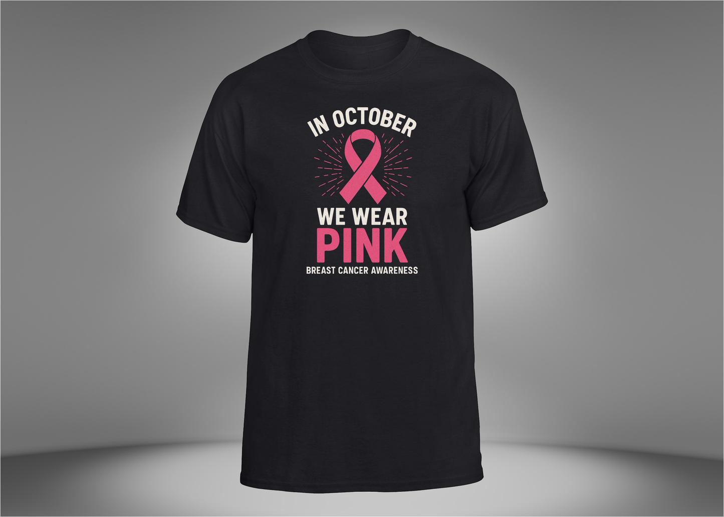 In October We Wear Pink Unisex T-Shirt
