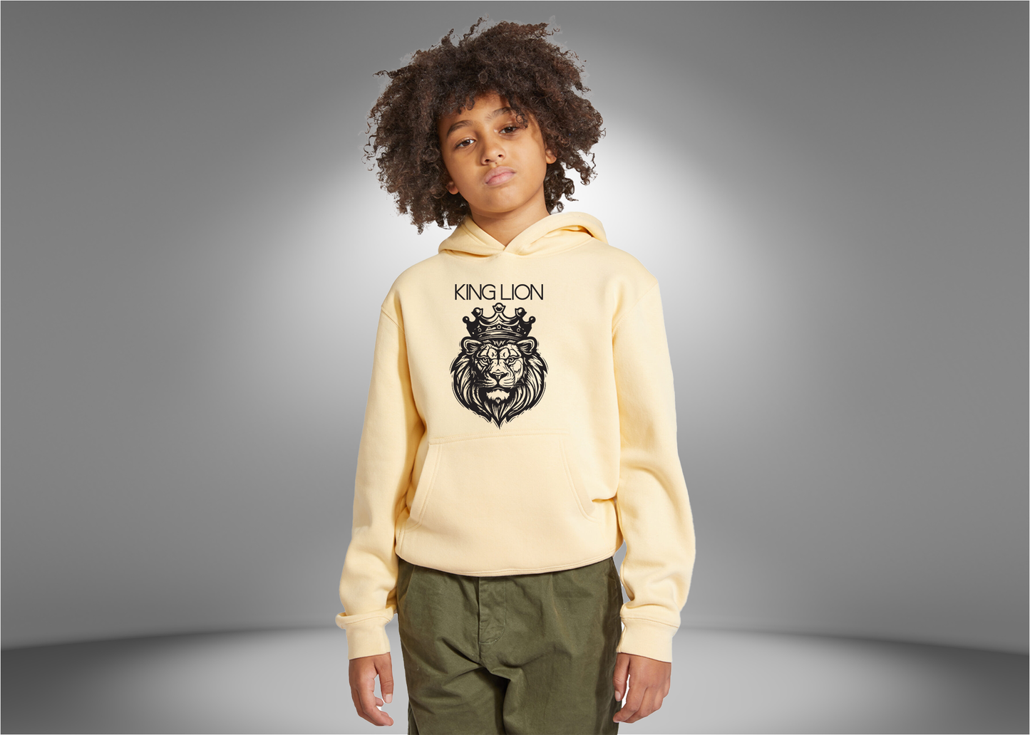 King Lion Premium Youth Pullover Hoodie