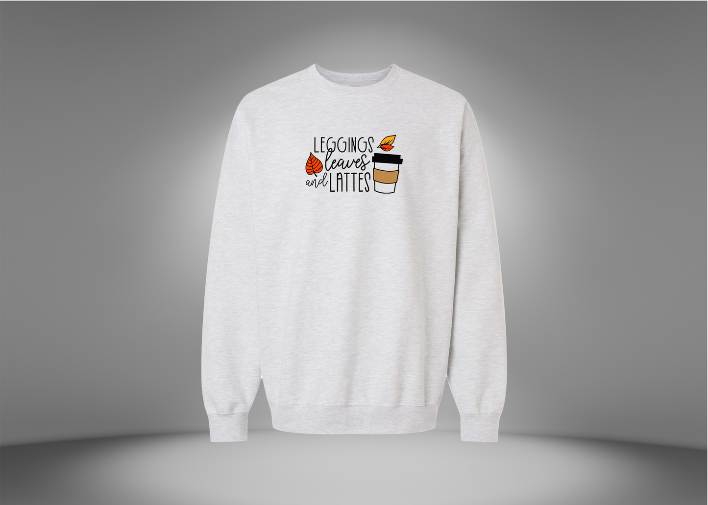 Leggings, Leaves & Lattes Sweatshirt