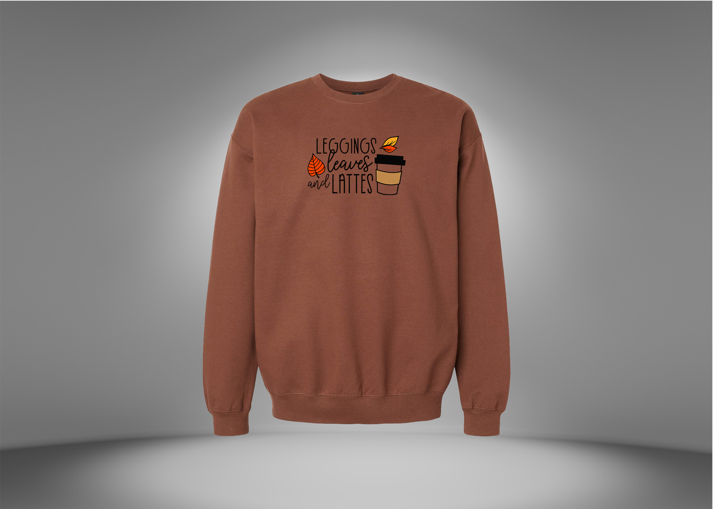 Leggings, Leaves & Lattes Sweatshirt