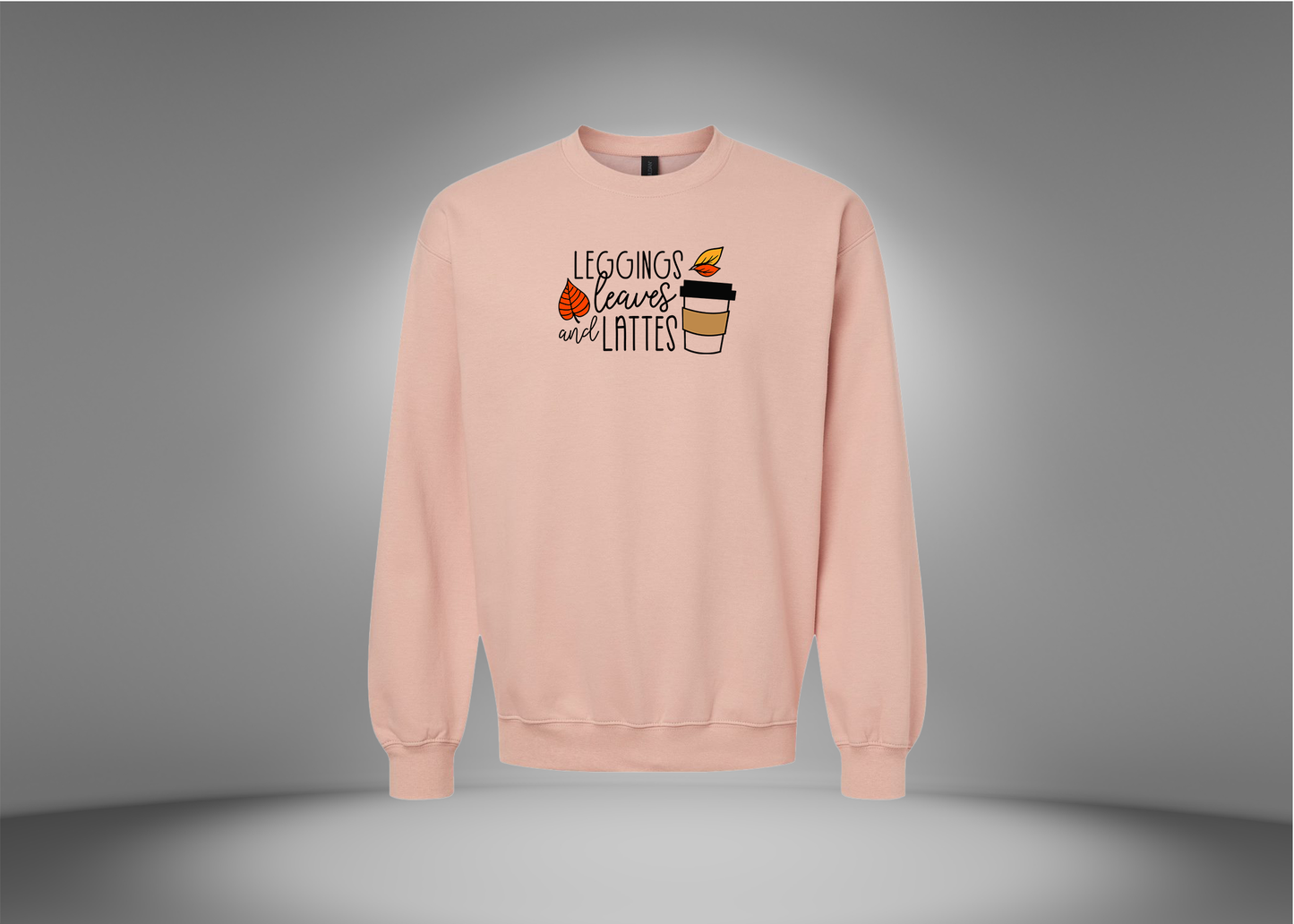 Leggings, Leaves & Lattes Sweatshirt