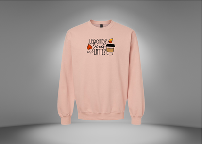 Leggings, Leaves & Lattes Sweatshirt