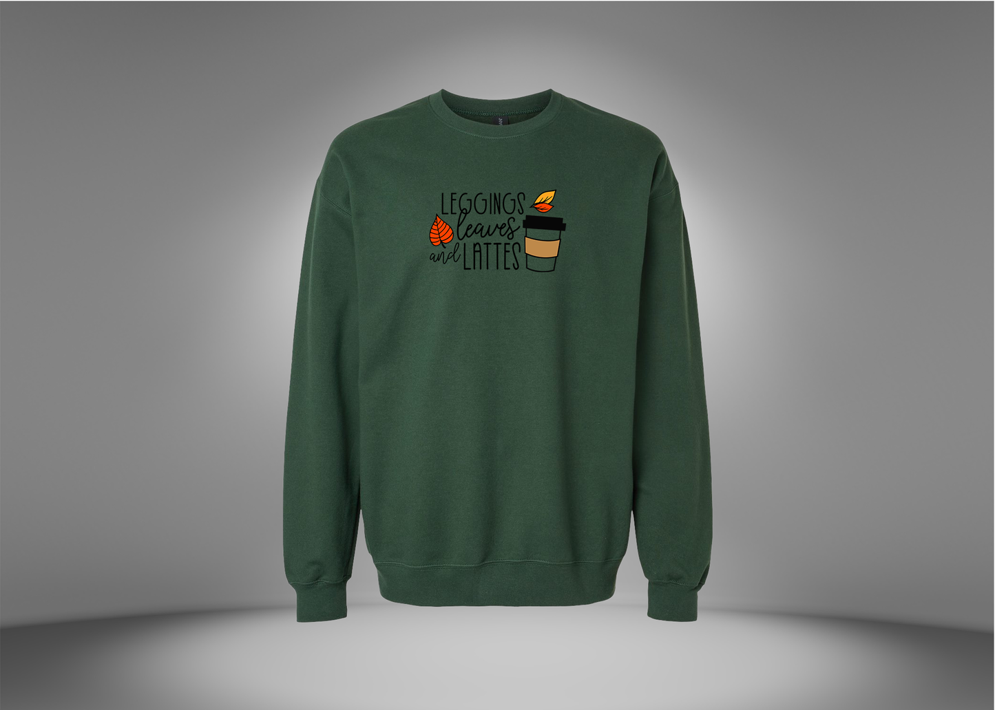 Leggings, Leaves & Lattes Sweatshirt