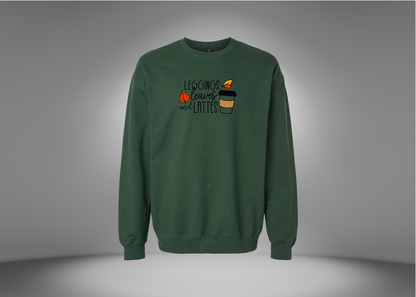 Leggings, Leaves & Lattes Sweatshirt