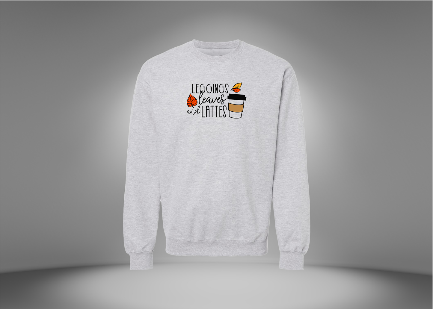 Leggings, Leaves & Lattes Sweatshirt