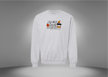 Leggings, Leaves & Lattes Sweatshirt