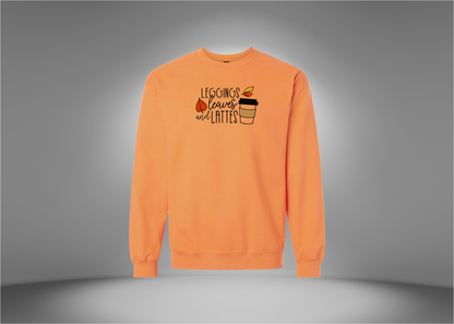 Leggings, Leaves & Lattes Sweatshirt