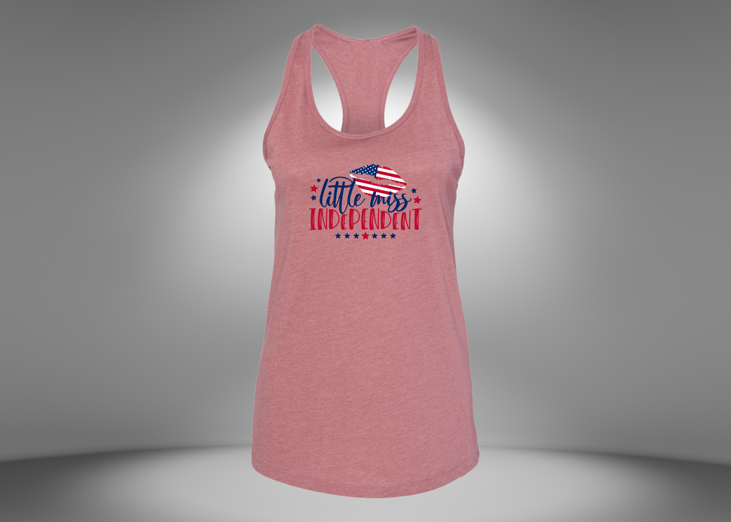 Little Miss Independent Racerback Tank Top