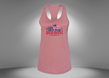 Little Miss Independent Racerback Tank Top