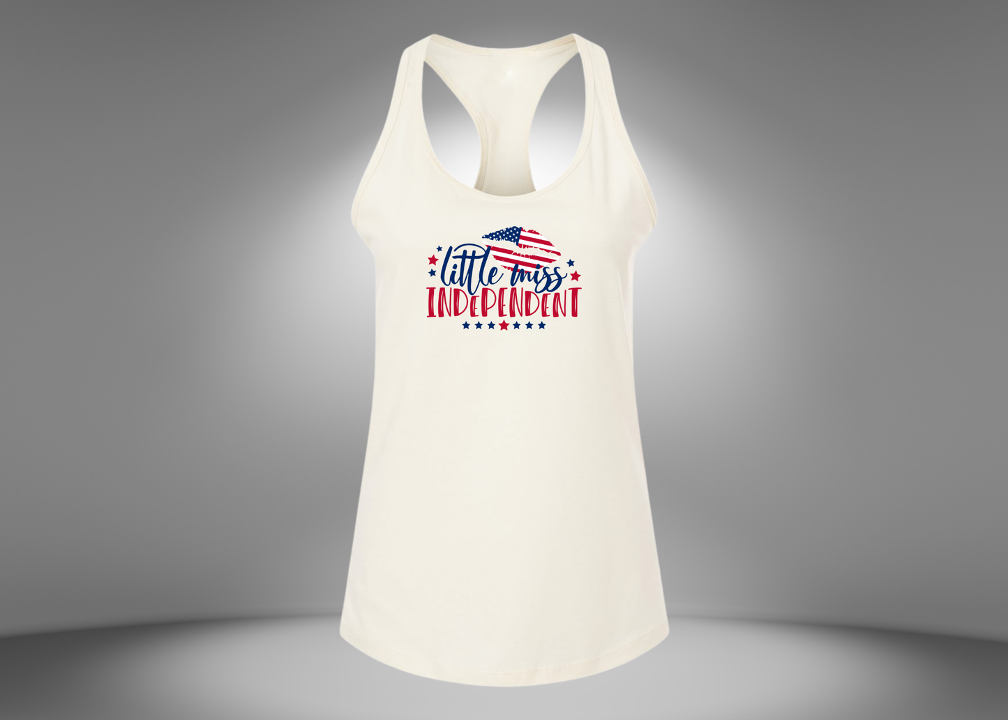 Little Miss Independent Racerback Tank Top