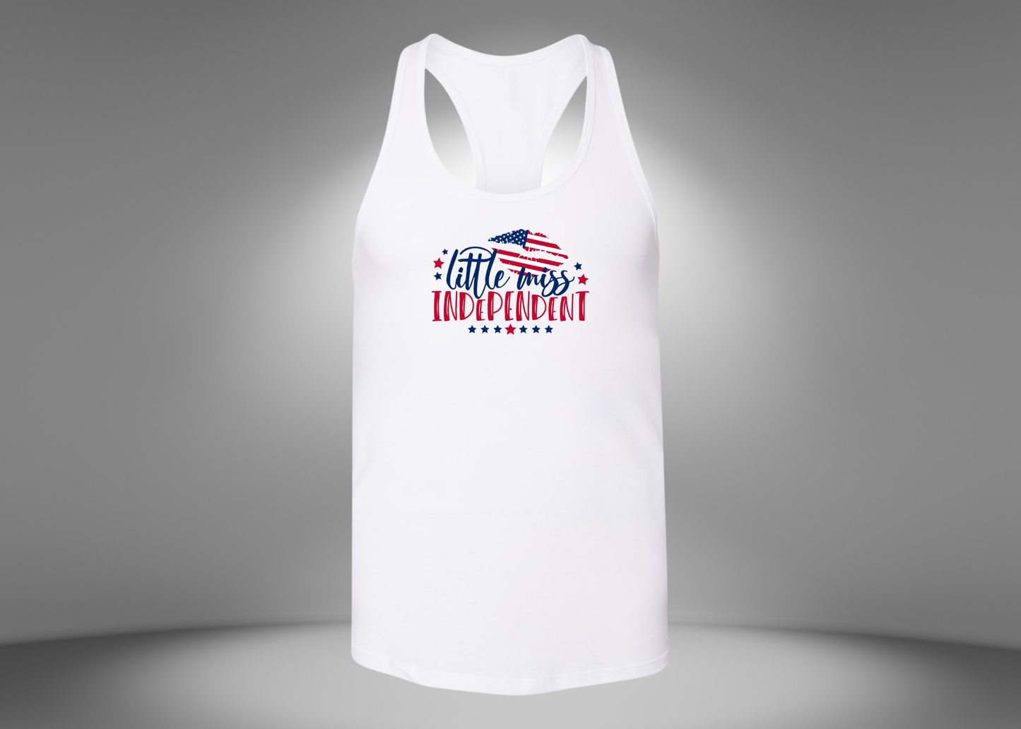 Little Miss Independent Racerback Tank Top