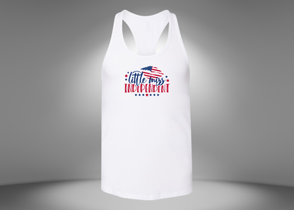 Little Miss Independent Racerback Tank Top
